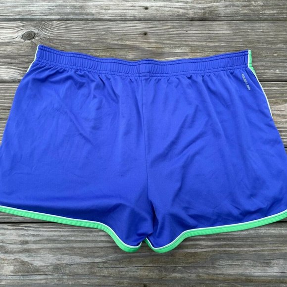 Champion Women Shorts Sport Athletic Powertrain Double Dry Blue Shorts Size XL - Picture 6 of 10